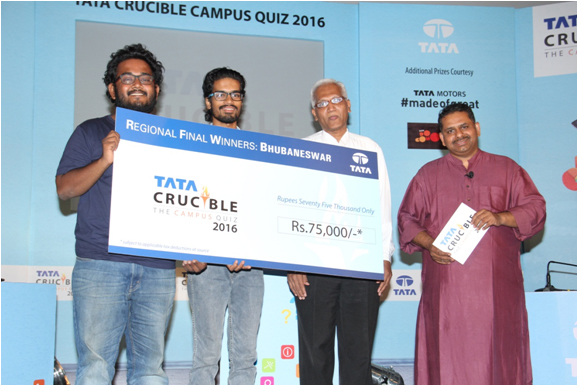 Tata Crucible Campus Quiz 2016 bhubaneswar
