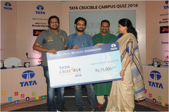 Tata Crucible Campus Quiz 2016 chandigarh