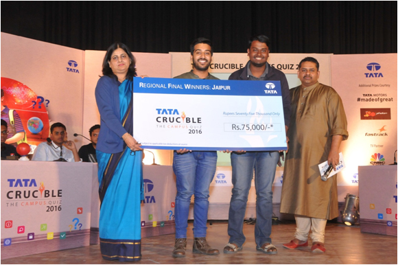 Tata Crucible Campus Quiz 2016 jaipur