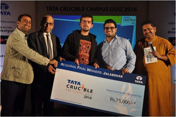 Tata Crucible Campus Quiz 2016 jalandhar