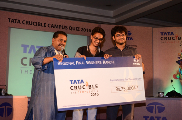 Tata Crucible Campus Quiz 2016 ranchi