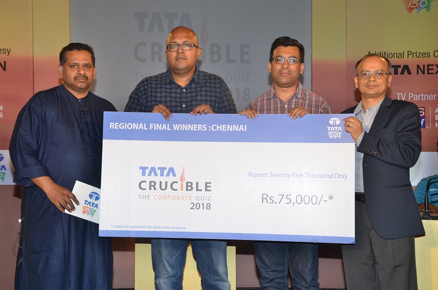 Tata Crucible Campus Quiz 2018 chennaicor