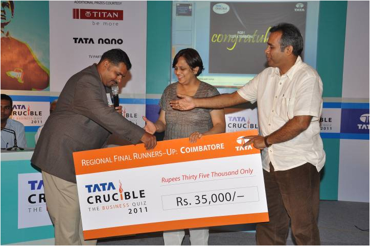 Tata Crucible Corporate Quiz Results For Coimbatore Runners 