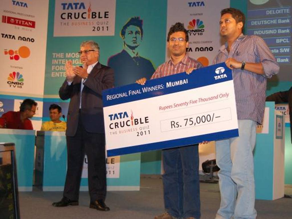 Tata Crucible Campus Quiz 2011 mumbai