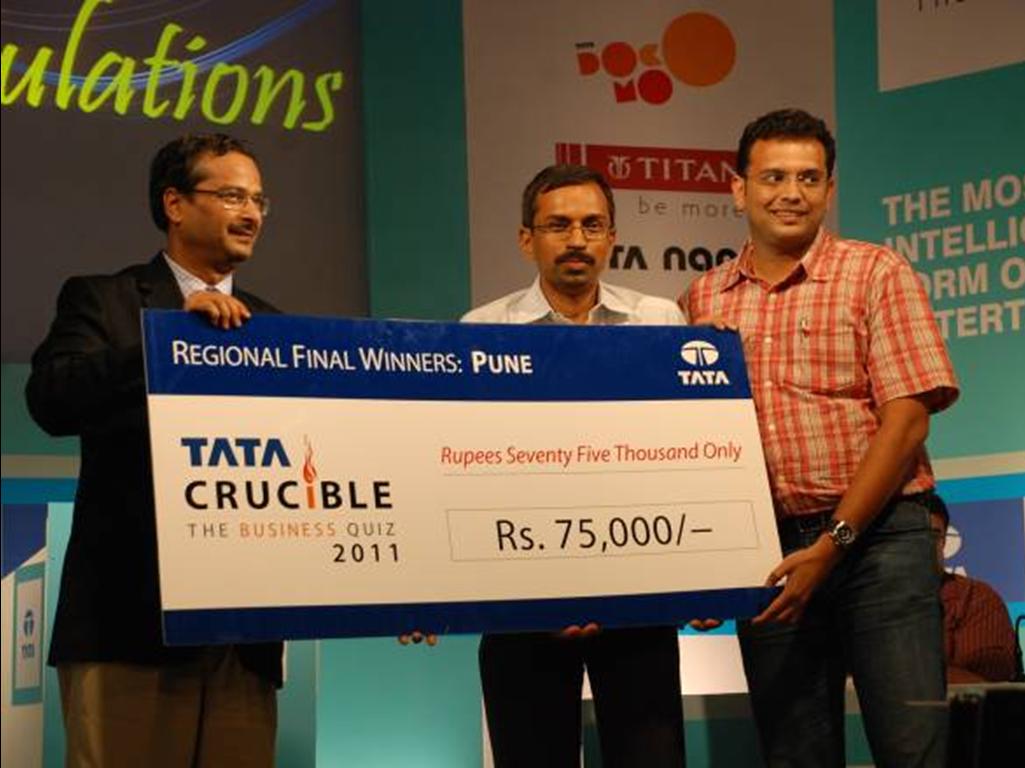 Tata Crucible Campus Quiz 2011 pune