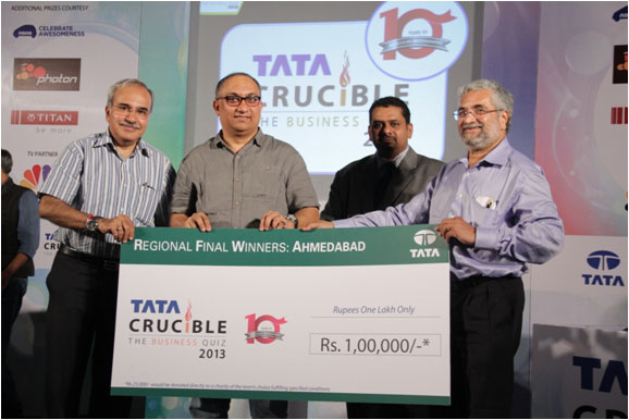 Tata Crucible Campus Quiz 2013 ahmedabad