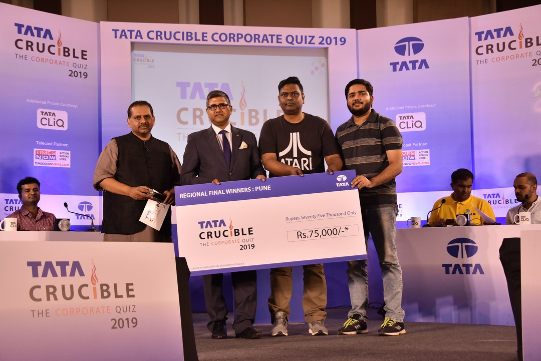 Tata Crucible Campus Quiz 2019 punecor