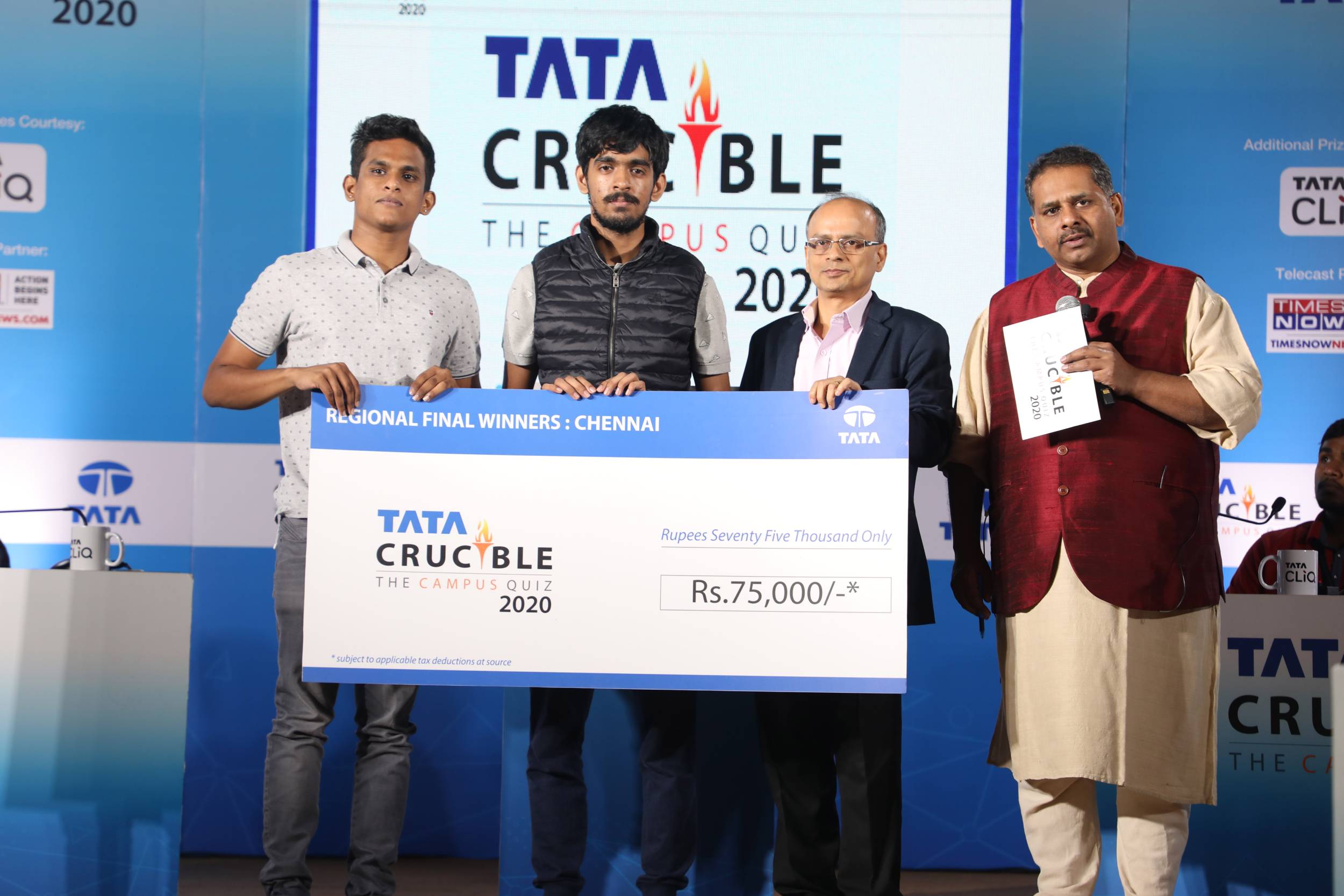 Tata Crucible Campus Quiz 2020 chennaicam