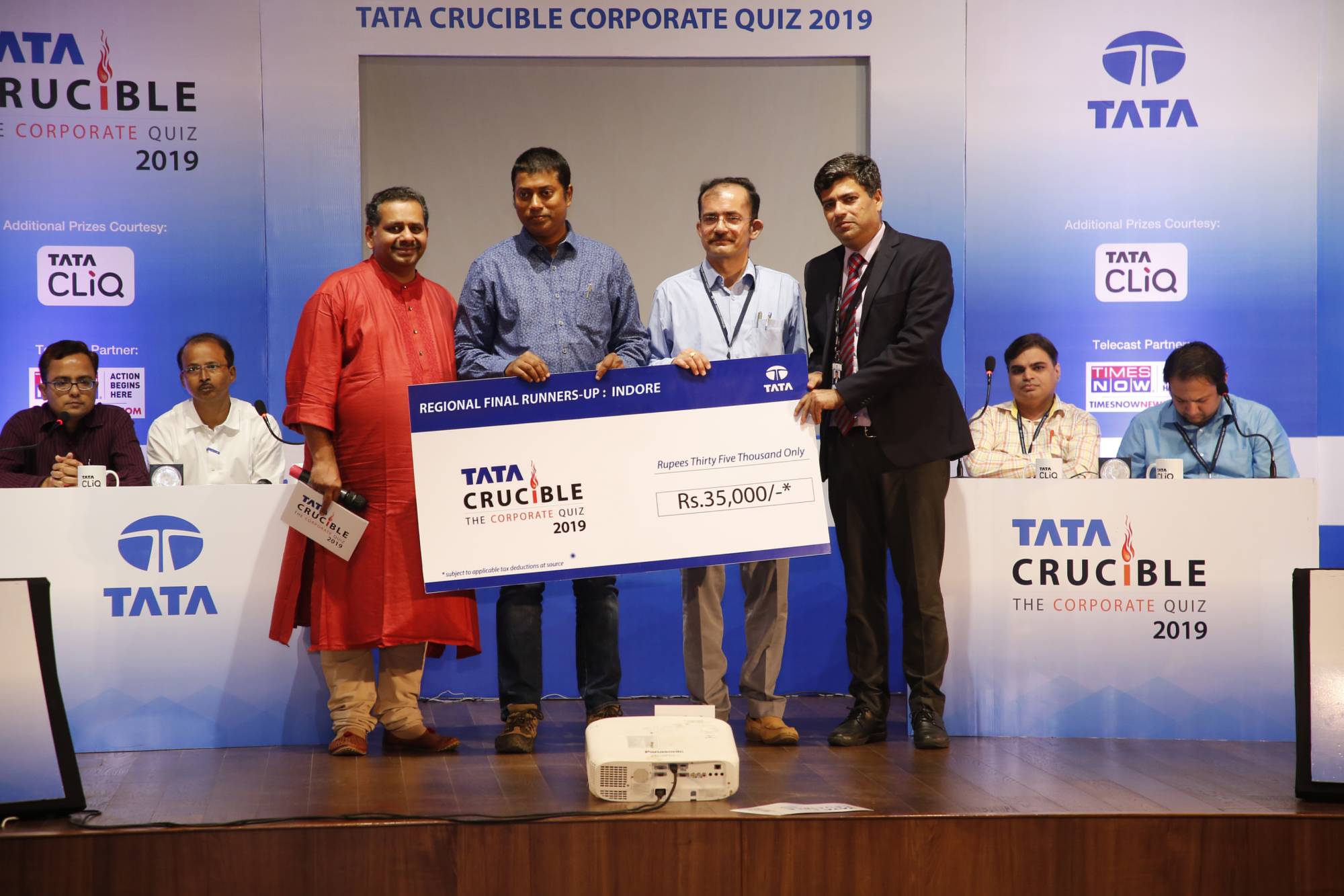 Tata Crucible Campus Quiz 2019 indorecor