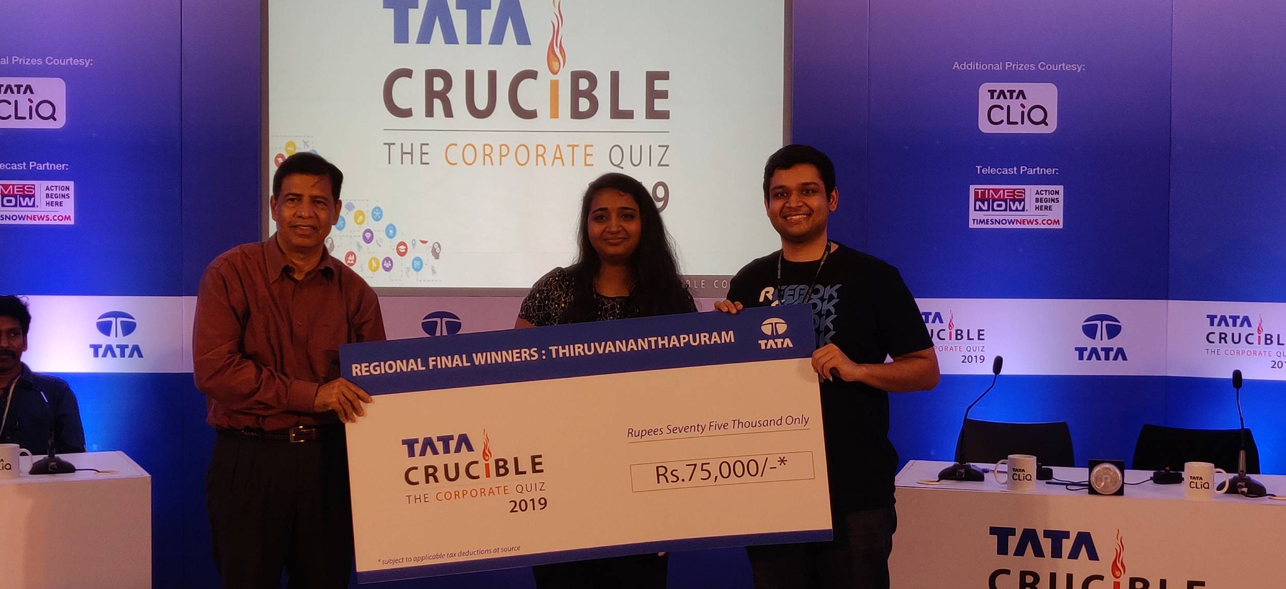 Tata Crucible Campus Quiz 2019 trivandrumcor