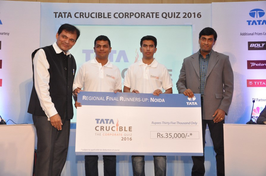 Tata Crucible Campus Quiz winners noida