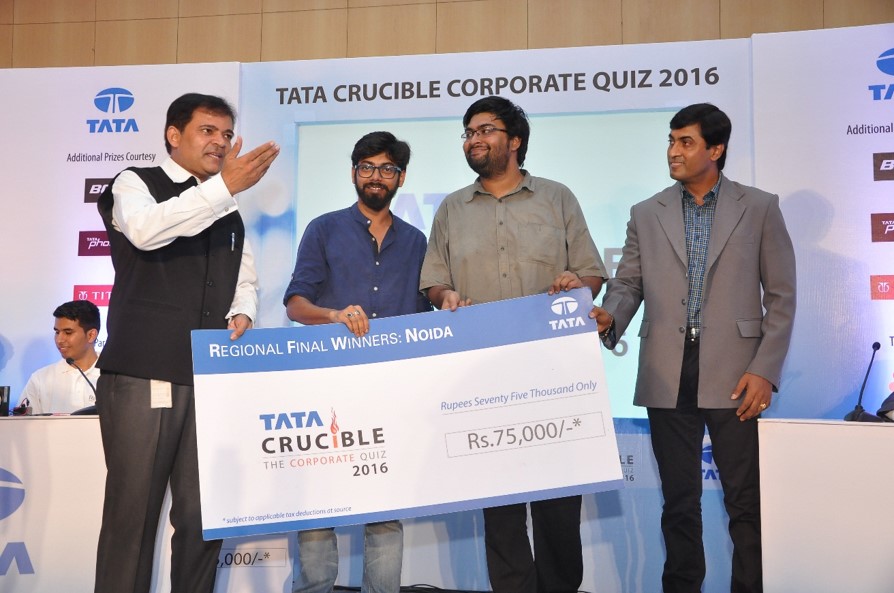 Tata Crucible Campus Quiz winners noida