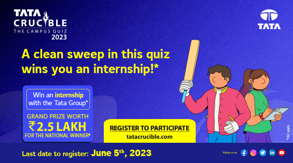 Tata Crucible Campus Quiz India 2023 Results For Tata Crucible Campus Quiz India 2023